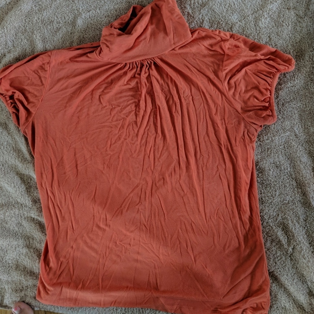 Large short sleeve turtle neck